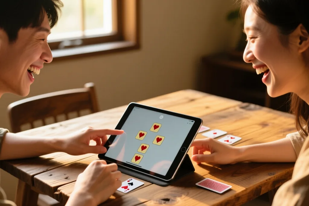 Memory Solitaire: training recall one match at a time